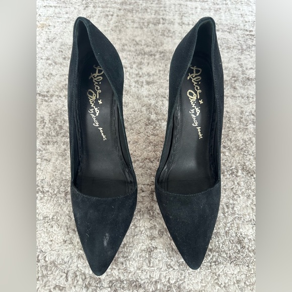 Alice + Olivia Suede D'Orsay Pumps - Picture 4 of 5